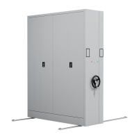 臻远 ZY-MJJA-30 电动密集架移动档案柜钢制轨道密集柜 通门 一列2组