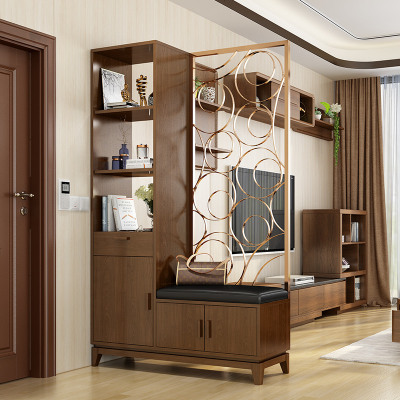 北欧客厅玄关柜隔断柜进鞋柜简约多功能屏风间厅柜储物柜