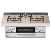 日本林内燃气灶25年新款LISSE 75嵌入式三眼灶煤气炉烤箱自动烤配烤盘天然气RHS71W42J2RSTW