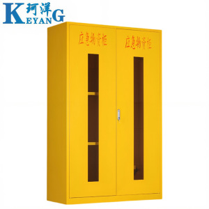珂洋 应急物资柜 双门(黄色) 台
