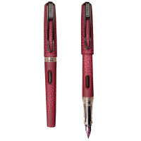 英雄(HERO)钢笔 367裂纹学生练字正姿铱金墨水笔(赠6支墨囊) EF尖