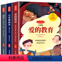 全3册]快乐读书吧六年级上册 [正版]小英雄雨来六年级上册课外书爱的教育童年高尔基快乐读书吧全套3册经典儿童文学读物原著