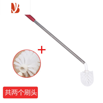 三维工匠大桶纯净水桶装水饮水机矿泉水桶刷全方位加长柄清洁刷子神器毛刷棕色水桶刷+1个备用刷头