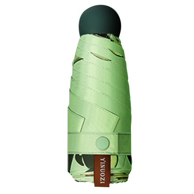 手动 五折钢骨玻纤 加厚黑胶布橡胶漆手柄YF-W2021007 晴雨两用伞