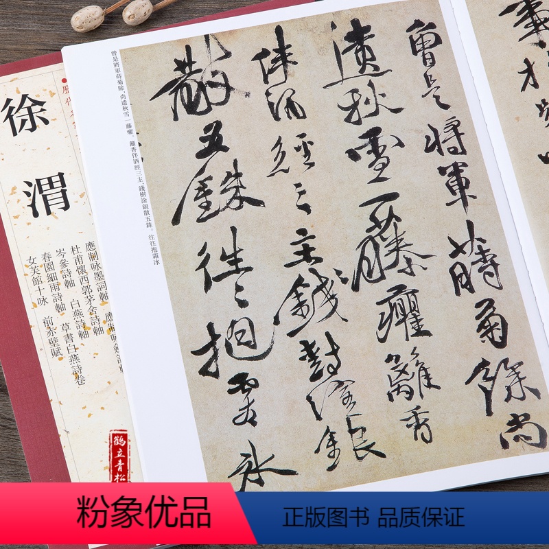 [正版]徐渭应制咏墨咏剑词轴 白燕诗轴前赤壁赋女芙馆十咏 行书草书毛笔字帖书法临摹练 中国书店练字临摹学习