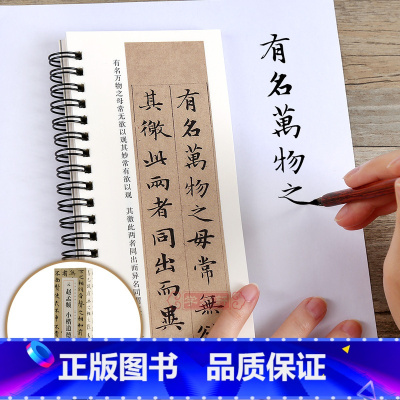 [正版]元赵孟俯小楷道德经碑帖临摹卡主编洪亮简体旁注楷书毛笔字帖书法成人学生临摹单行放大本古帖墨迹本安徽美术出版社