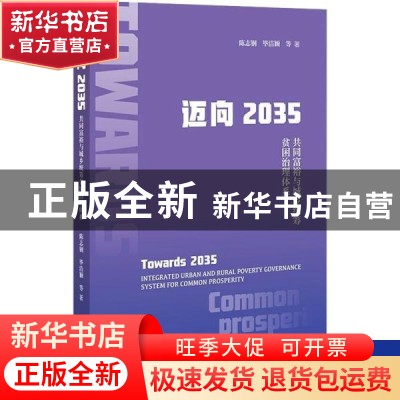正版 迈向2035(共同富裕与城乡统筹贫困治理体系) 陈志钢//毕洁颖