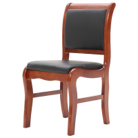 迅迈 实木椅办公椅 将军椅 会议椅 职员椅 皮质接待椅 培训椅 麻将椅 棋牌椅