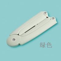 旅行衣架便携式伸缩可折叠衣挂出差旅游晒袜子内衣夹子晾衣架晾晒架 三维工匠 A款绿色 6个