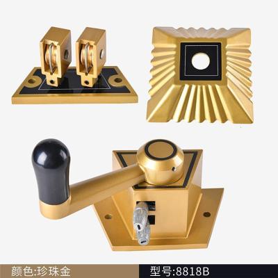 美帮汇8866-8818型套餐升降晾衣架配件手柄把 顶轮全铝好手摇器