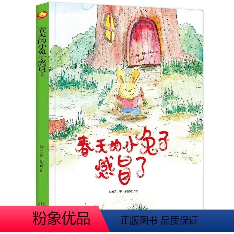 [精装硬壳]春天的小感冒了 [正版]A4大本硬皮 春天的小感冒了幼儿园绘本不带拼音 精装硬壳关于春天的绘本儿童故