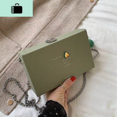 潮ins超火高级流行包包女包新款2020时尚百搭链条单肩斜挎小方包NEW LAKE女士单肩包