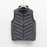 90绒新国标男女羽绒马甲立领背心男羽绒服坎肩休闲秋冬款