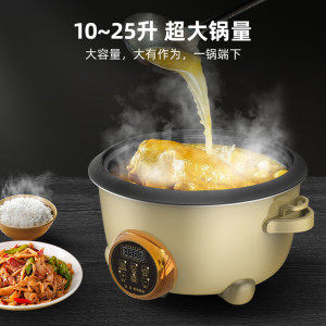 圣托电饭煲商用大容量电饭锅 10升大号家用煮饭神器 饭店餐厅食堂米饭锅 STF-D10