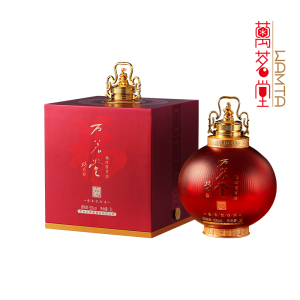 万茗堂福灯贺岁酒53度酱香型优级白酒3L高端白酒礼盒装