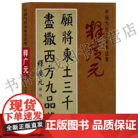 中国当代名家书法集 释广元 于右任好友 毛笔字书法作品鉴赏临摹书籍 北京工艺美术出版社