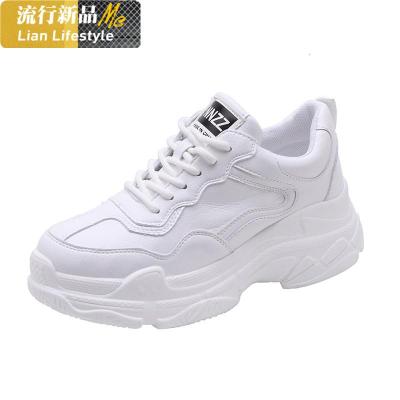 运动鞋女鞋2019春款新款百搭小白网红增高老爹ins潮鞋子2020春季知义(ZHIYI)休闲鞋