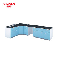 鑫导 实验桌 SYT84-角柜全钢定制 米