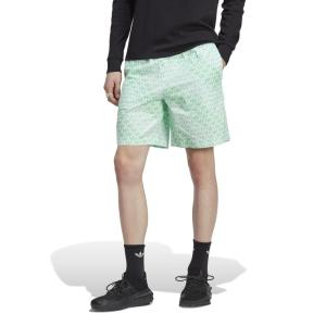 运动潮流短裤男修身跑步训练宽松工装五分裤绿 EASGRN S