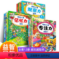 [正版]全套12册专注力训练书找不同迷宫书 幼儿3-4-5-6-8岁益智提高孩子观察力记忆力注意力集中的书儿童书籍读物