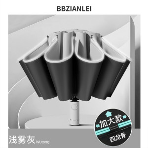 258骨雨伞全自动伞晴雨两用伞加粗加厚加固太阳伞女防晒防紫外线