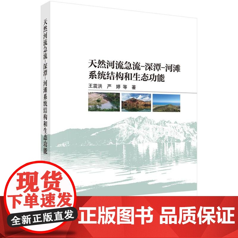 天然河流急流-深潭-河滩系统形态结构和生态功能 王震洪科学出版社9787030826961正版书籍