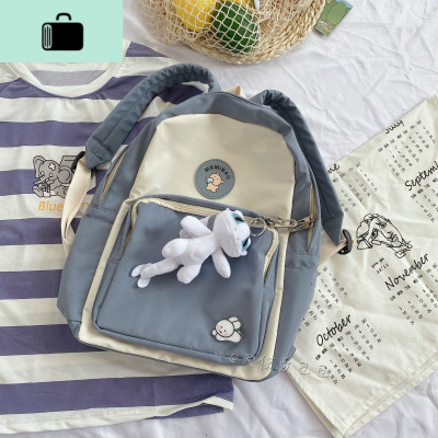 ins书包女韩版可爱少女小清新初高中生网红双肩包女森系文艺背包NEW LAKE