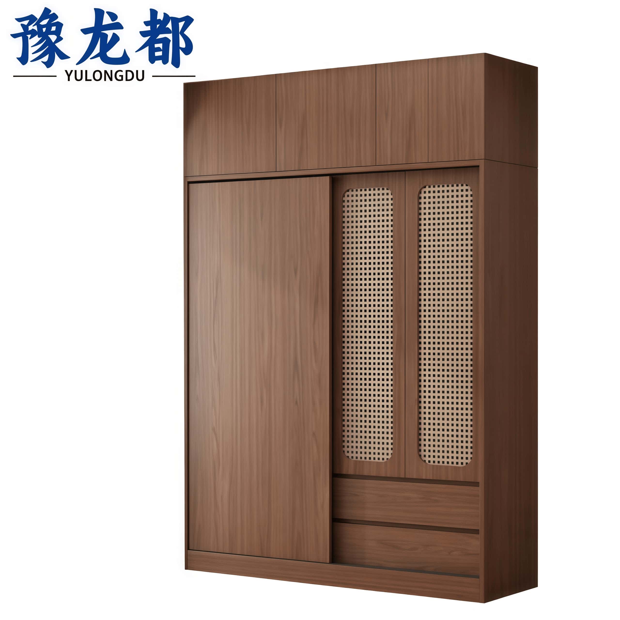豫龙都实木衣柜1.6米个