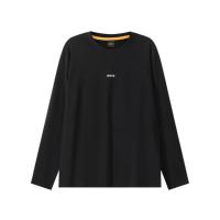 Hugo boss雨果波士T恤男透气舒适弹力易打理撞色徽标棉质