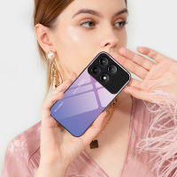 小米pocoF6手机壳pocoF6pro手机套硅胶全包边保护壳防摔渐变玻璃网红壳