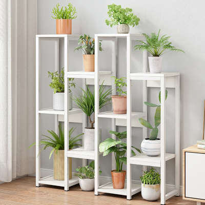  花架古达简约现代室内客厅落地式花盆架家用布置阳台置物架网红绿萝架