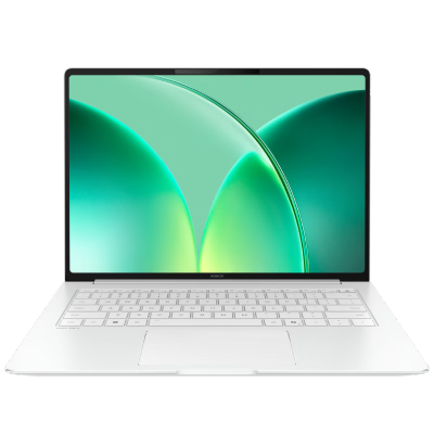 荣耀MagicBook Pro 14 2026超轻超薄AI笔记本电脑 3.1K超高清高刷屏 空间音频 Ultra5-338H 32G内存 1TB固态 触控 月光白