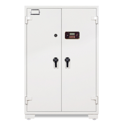 全简家具加厚枪柜钢制存储柜密码锁管制器械存放柜带滚轮灰白款1500*1000*450