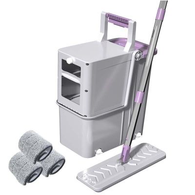 免手洗干湿两用脏清分离节能平板家用懒人一拖净旋转瓷砖地板拖把