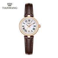 天王精致小美人石英女表时尚潮流高档腕表通勤皮带小众手表31364