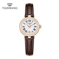 天王精致小美人石英女表时尚潮流高档腕表通勤皮带小众手表31364