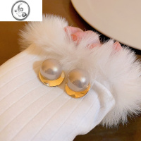 JiMi大气巴洛克珍珠耳钉2023年新款潮网红气质名媛耳环高级感小众耳饰