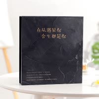 相册影集相册本纪念册插页式5寸6寸800张大容量家庭小清晰简约 三维工匠 星空白-5寸800张