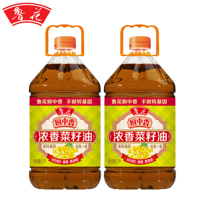 鲁厨中香浓香菜籽油5L*2