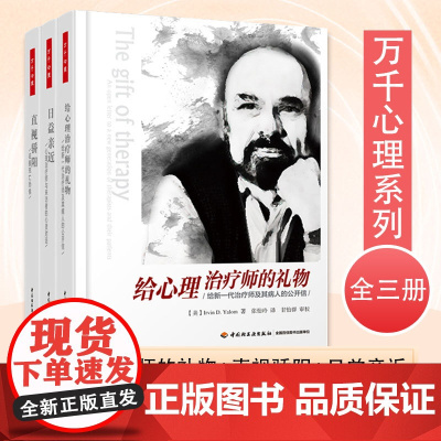 全3册 万千心理 给心理治疗师的礼物+直视骄阳+日益亲近 中国轻工业出版社