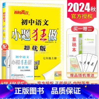 [正版]2024秋初中语文小题狂做七年级上册提优版人教版 7年级上 同步初一课时同步练+期末专项练提分教辅练习册 恩波教