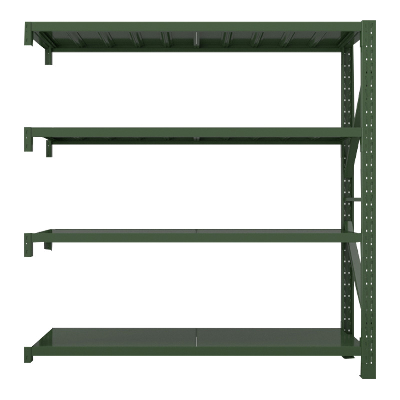 正斌消防铁锹镐农具摆放架安保装备器材存放架绿色盾牌货架存放架中型-副架