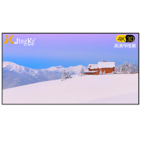 经科JK画框幕布投影幕投影机投影仪窄边框G-W100软幕126寸2.35:1