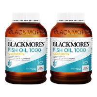2瓶装 | 澳佳宝(BLACKMORES)无腥味深海鱼油胶囊400粒/瓶装 澳大利亚原装进口 鱼油/深海鱼油