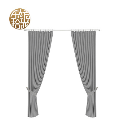 东纺拾光 DF4024 仿麻 90*遮光 706 遮光帘 1M*2.7M 含轨道含安装 窗帘 1.00 米/片 (计价单