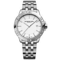 Raymond weil/雷蒙威男士石英腕表mm白盘日历防水米商务休闲运动