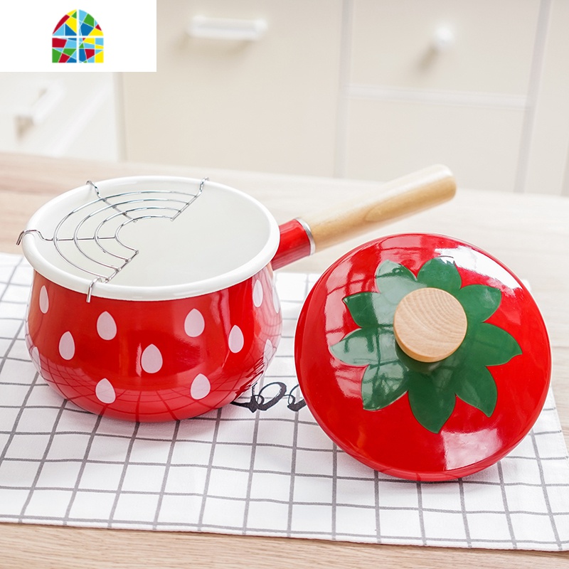 肥龙奶锅雪平锅莓单柄辅食锅煮面锅电磁炉燃气日式煮锅 FENGHOU 单柄奶锅