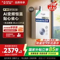 AO史密斯16升燃气热水器佳尼特 不锈钢换热器8年包换 恒温大水量 抗风防冻 JSQ31-TC1