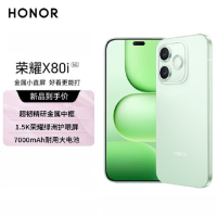 荣耀X80i 8GB+256GB 青柠绿 LNA-AN00 双卡 全网通版手机 超韧精研金属中框 1.5K荣耀绿洲护眼屏 7000mAh耐用大电池