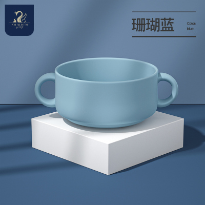 英国karpelle婴儿辅食碗宝宝陶瓷饭碗蒸蛋碗儿童餐具吃饭喝汤碗